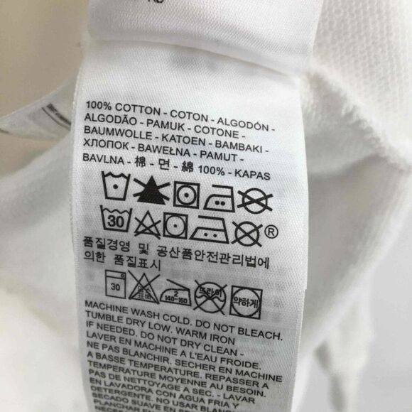 NWT Levis Hoodie White Long Sleeve Pullover Ocean Scene 100% Cotton M - Picture 4 of 6